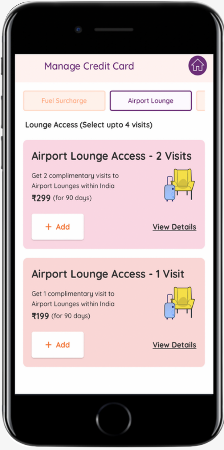 Lounge Access Benefit Option